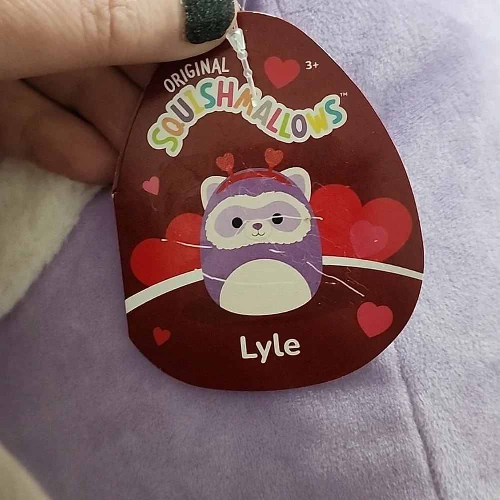 Squishmallows‎ Lyle the Ferret 2023 Valentines Rare new!!!